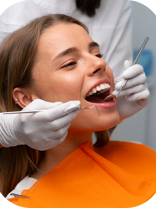 Check Up A thorough dental examination checks your teeth, gums, and overall oral health, helping to identify any concerns early so they can be addressed promptly.